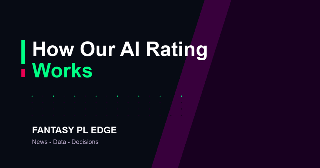 Fantasy PL Edge — How our AI Rating works: the full methodology, no secrets